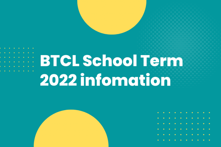 BTCL Sunday School Terms 2022 | กำหนดเวลาเรียน ภาควันอาทิตย์ 2565